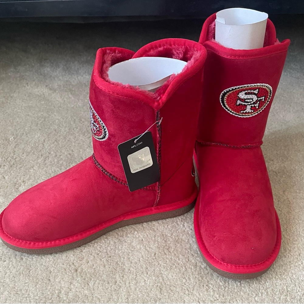 San Francisco 49ers Cuce Women's Low Boots